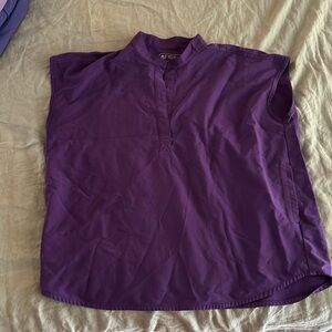 figs purple scrub top